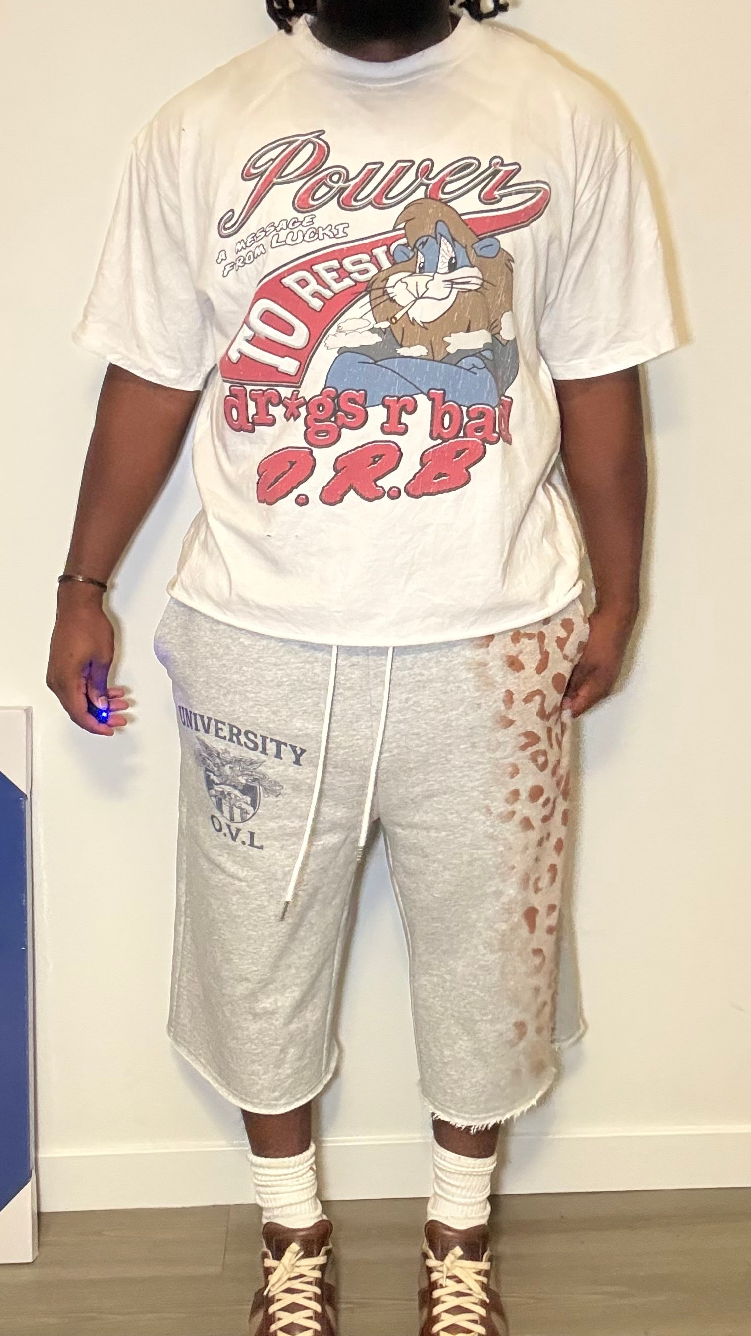 OVL University Freshman Shorts — Rust