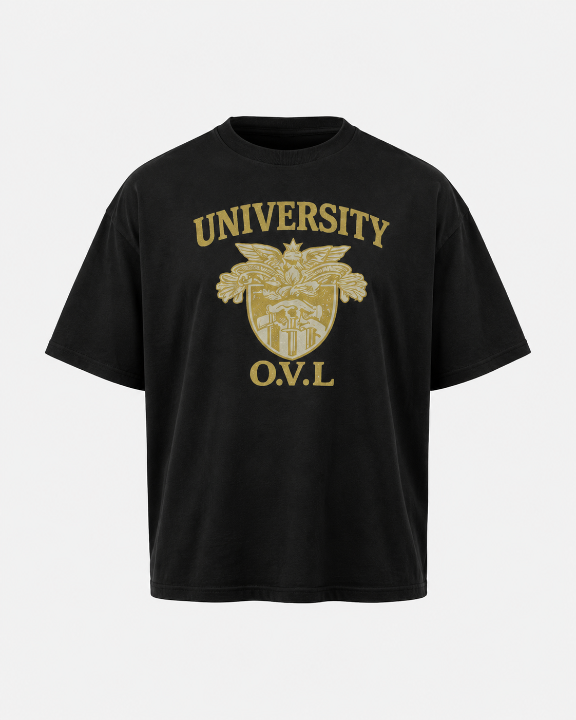 OVL University Freshman Tee — Black